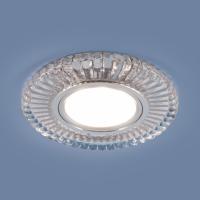 Встраиваемый точечный светильник со светодиодной подсветкой 2239 MR16 CL прозрачный Elektrostandard Dorba a045480