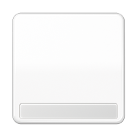 JUNG CD Белая Клавиша 1-ая с полем для надписи ударопрочная ударопрочная