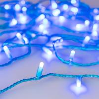 Arlight Светодиодная гирлянда ARD-STRING-CLASSIC-10000-BLUE-100LED-MILK-FLASH Blue (230V, 7W) (Ardecoled, IP65)