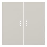 Клавиши для двухклавишного перекрестного выключателя с подсветкой, лен (35615 LN)