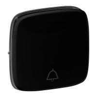 Legrand Valena ALLURE Антрацит Клавиша выключателя кнопочного с символом "звонок"