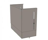 EKF Basic Цоколь верхний с компенсатором (560х300х150)