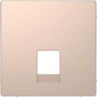 SE Merten D-Life Шампань Накладка центральная для розетки 2-ной RJ11/RJ12