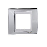 Schneider Electric Unica Хамелеон Серебро/Бел Рамка 1-ая