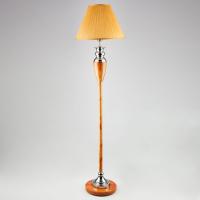 Торшер классический с абажуром 009/1T янтарный Eurosvet Majorka