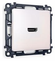 Комплект механизма розетки HDMI 2.0 ALFA MA214010 Жемчуг 40V/500mA 2.0GHz 5-18Gbit/s QUANT