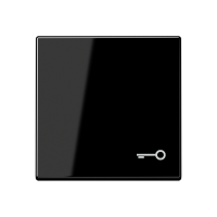 JUNG Клавиша с символом "замок" черная