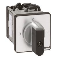 Legrand Трехпозиционный переключатель с положением ''0'' PR 12 2П 6 контактов крепление на дверце