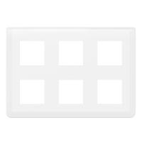 Legrand Mosaiс Рамка - Программа Mosaic - 2x3x2 модуля - белая