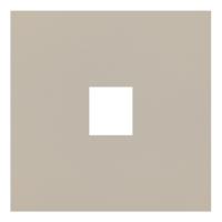 Лицевая панель для одиночной информационной розетки, латте (35441 LT)