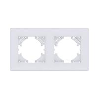 Рамка 2-постовая, белый Kollinger Eleganz Acryl EA2WH