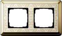 Gira ClassiX Art Латунь/Кремовый Рамка 2-ая