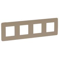 SE Unica Studio Песочная/Бежевая Рамка 4-ная