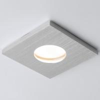 Влагозащищенный точечный светильник 126 MR16 серебро Elektrostandard Flicks a053363