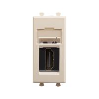DKC Avanti Ванильная дымка Розетка тип А-А HDMI 1 модуль