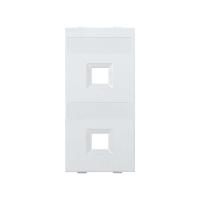 Simon Connect Белый Адаптер 2 местн. для RJ45 AMP, BRAND REX, RIT, CIMABOX, Cima-модуль 52x108 м