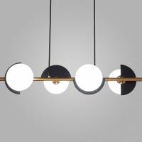 Подвесной светильник 70149/4 черный/латунь Eurosvet Moity