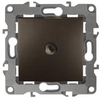 ЭРА 12-3101-13 Бронза Розетка TV одиночная, IP20, 12