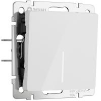 Выключатель одноклавишный с подсветкой (белый акрил) W1110141
