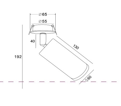 Потолочный светильник C018CL-01W Maytoni Focus