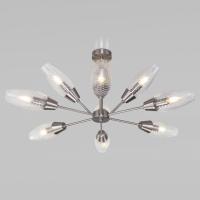 Потолочная люстра с плафонами 60140/9 сатин-никель Eurosvet Thalia Потолочная люстра с плафонами 60140/9 сатин-никель Eurosvet Thalia