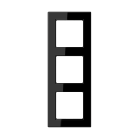 JUNG A550 Черный Рамка 3-ая для вертикальной и горизонтальной установки