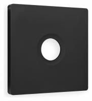 Лицевая панель ALFA (Черный матовый) для TV розетки QUANT AP8130