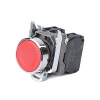 Systeme Electric Кнопка SB4 в сборе модульная 22мм красная с возвратом металл 1НО+1НЗ