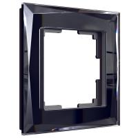 Рамка из стекла на 1 пост Diamant черный W0011208