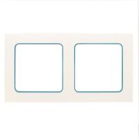 EKF PROxima Стокгольм Белый Линия синяя Рамка 2-ая