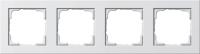 Gira E2 Белый матовый Рамка 4-ая