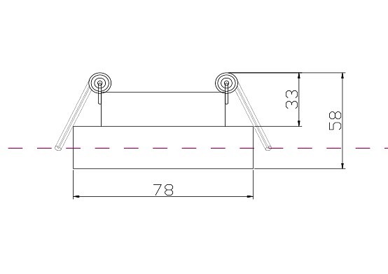 Встраиваемый светильник DL046-01W Maytoni Pauline
