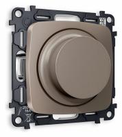 Комплект механизма светорегулятора универсального поворотно-нажимного OMEGA MO635510 Темная бронза матовый  25-600W/LED 5-300W QUANT