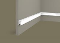 Заглушка ZP008, 30х18, 2800мм, правая, для рейки RX008, Экополимер/33 Заглушка ZP008, 30х18, 2800мм, правая, для рейки RX008, Экополимер/33