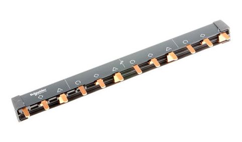 SE Acti 9 Шинка гребенчатая 3P (L1L2L3…) 12 мод.18мм 100А разрезаемая