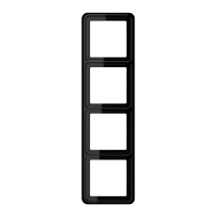 JUNG CD 500 Черная Рамка 4-ая