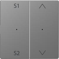 SE Merten D-Life Нержавеющая Сталь PlusLink Клавиша 2-ая с S1/S2, вх/вз