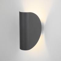 Уличный настенный светодиодный светильник Taco IP54 1632 TECHNO LED серый Elektrostandard Taco a052621