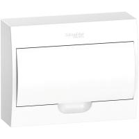 SE EASY 9 Корпус навесной с белой дверью 1ряд/12мод, IP40, IK07, 63А, 2 клеммы