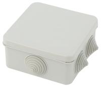 ЭРА Распаячная коробка KORz-100-100-50-6gv открытой установки КОР 100х100х50мм защелк крышка 6 вставл сальника IP55