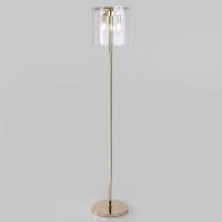 Торшер со стеклянным плафоном 01171/3 золото Eurosvet Claire