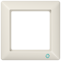 JUNG Рамка 1-кратная слоновая кость