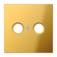 JUNG LS 990 Блеск золота Накладка TV-FM розетки