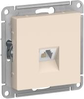 SE AtlasDesign Беж Розетка телефонная RJ11, механизм