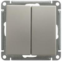 Systeme Electric Wessen 59 Шампань Переключатель 2-клавишный 10АХ