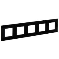 IEK SKANDY Стекло Черный Рамка 5-ая SK-F25Bl