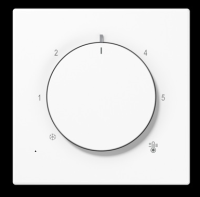 JUNG LS990 Белый Накладка регулятора теплого пола (мех. FTR231)