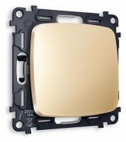 Комплект механизма 1-клавишного перекрестного выключателя OMEGA MO601030 Шампань QUANT