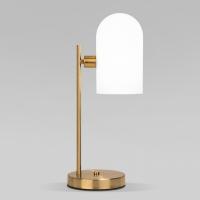 Настольный светильник со стеклянным плафоном 01164/1 латунь Eurosvet Bambola