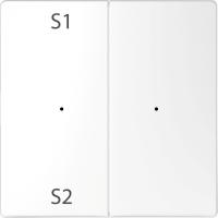 SE Merten D-Life Белый Лотос PlusLink Клавиша 2-ая с S1/S2, пусто